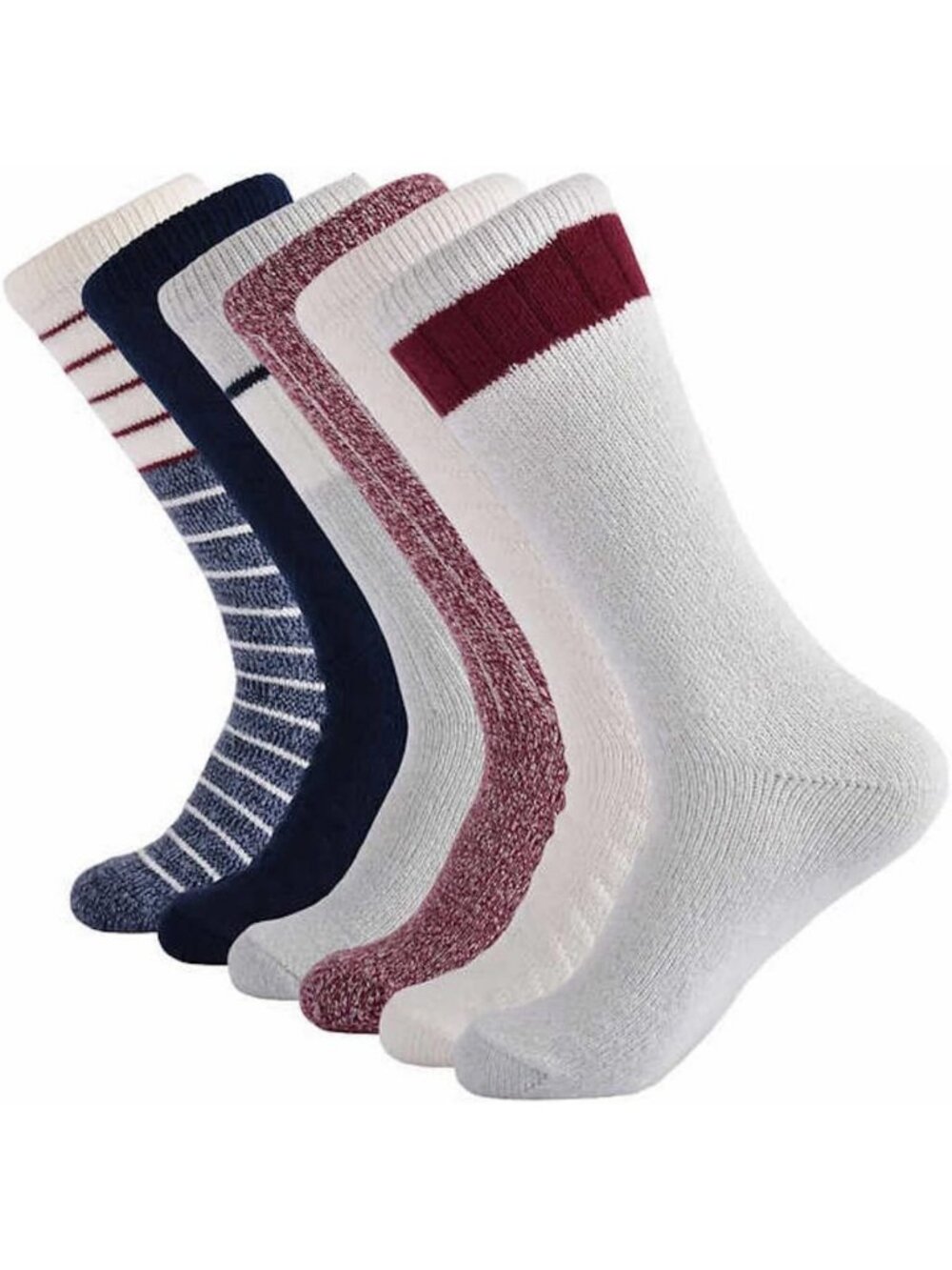 Super Soft Boot Socks for Women, 6 Pairs, Fits Shoe Sizes 5-10, Cozy & Warm